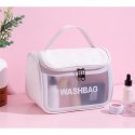 Kosmetyczka rozkładana WASHBAG kuferek biały KS46B