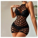 SUKIENKA TUBA BODYSTOCKING BODY KABARETKA STRÓJ RĘKAWICZKI BIELIZNA r.UNIWERSALNY BZN06