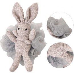 Szczotka gąbka do mycia ciała BUNNY na mokro XL 15cm falbanki GB10SZ