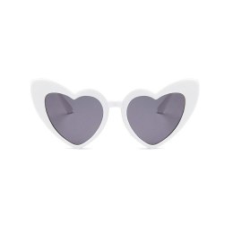 Okulary przeciwsłoneczne serca HEART WHITE OK272WZ5